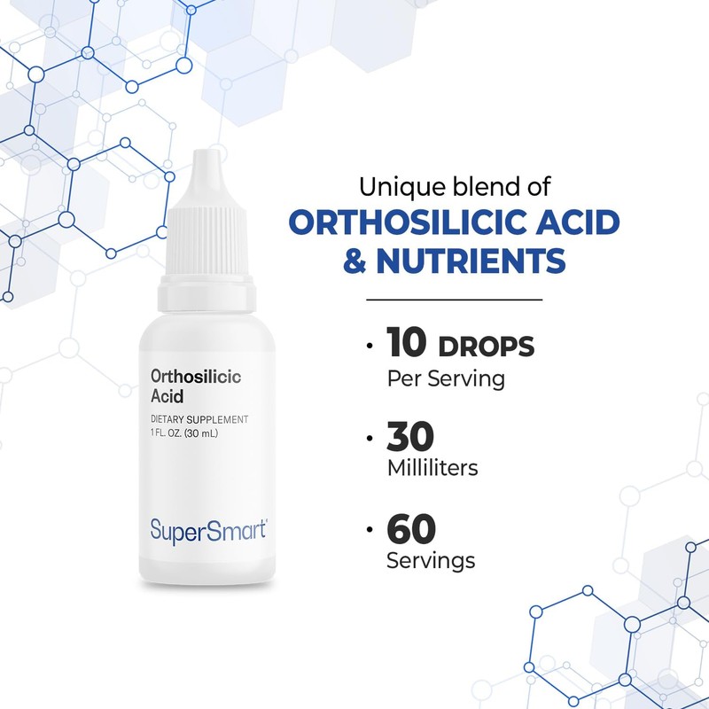 Supersmart - Orthosilicic Acid (Advanced Formula) - Silicon Supplement -