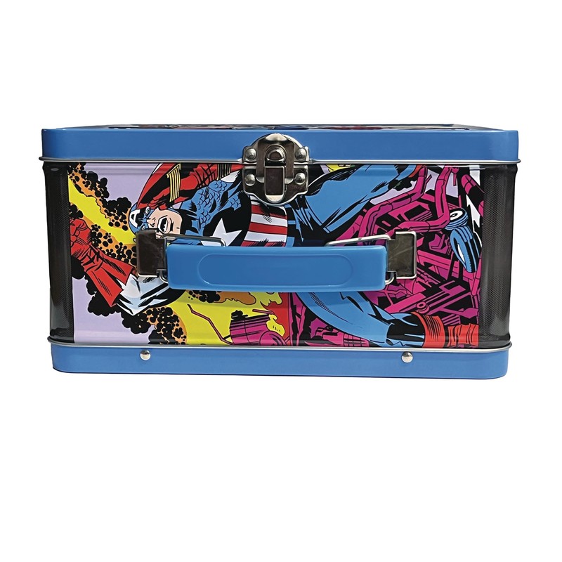 Tin Titans Captain America Classic Previews Exclusive Lunch Box with