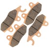 Caltric Front Right & Left Brake Pads For Kawasaki Mule