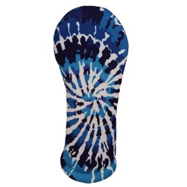 Tie Dye Collection Golf Club Headcovers 3 Separate Sizes Driver Fairway Hybrid All Sold Separately Handmade in USA by BeeJos (Blue, Fairway)