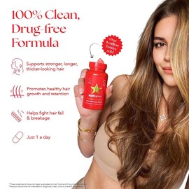 HAIRtamin Advanced Formula – Physician-Formulated Dietary Supplement - Supports Stronger, Longer, Thicker-Looking Hair - 1 Month Supply Vitamin Capsule - Title: 1 Month Supply