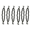 6 Pieces Plastic Bun Maker Curler/Hair Holders Twist Holder Clip