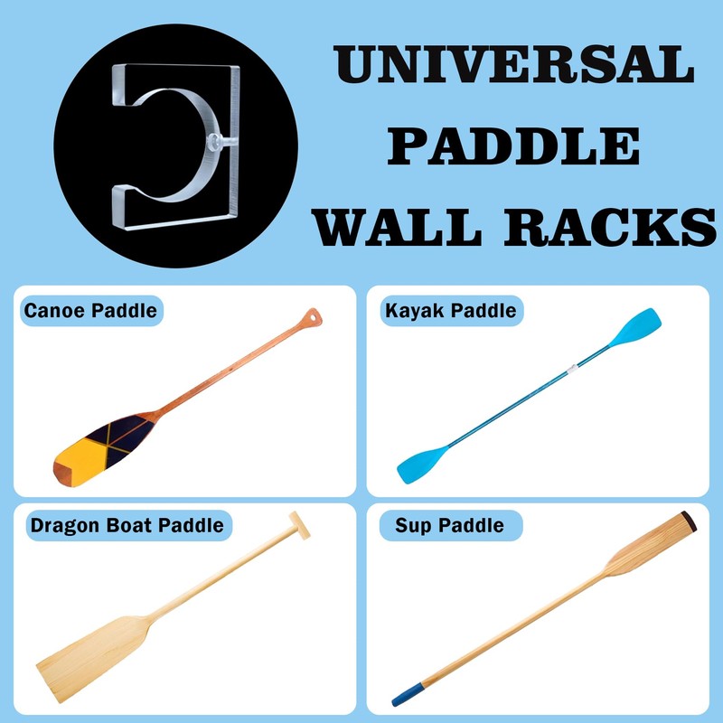 CIDUAM Kayak Paddle Holder, Kayak Oar Holder to Keeper Hanging