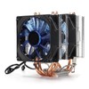 CPU Air Cooler Dual Tower 4 Heatpipes LED Light CPU