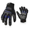 Vgo... Work Gloves Men Touchscreen Anti Impact, Heavy Duty Gloves