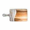 LYNN & LIANA Medium Acacia Cheese Board | Wood Resin
