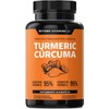  High-Potency Turmeric Capsules with 95% Standardized Curcuminoids and Black Pepper - Formulated by Scientists for Maximum Absorption - Gluten-Free, NON-GMO Dietary Supplement
