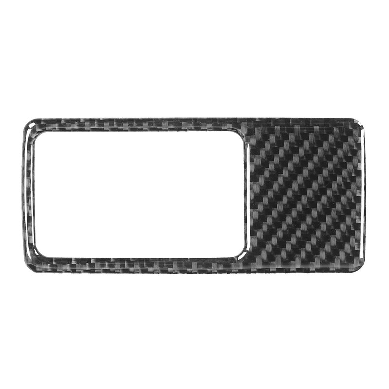 Parking Switch Panel Frame Cover Carbon Fiber Sticker Fit for