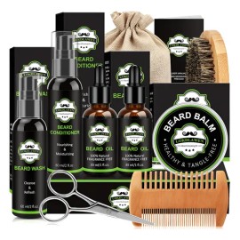 Kit Para Cuidado De Barba Completo Con Accesorios Lokdlawen