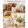 MALACASA LYDIA Ceramic Utensil Holders, 7.3"+5.5" Kitchen Utensil Crock Set