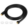 Zocipro Shower Hose Black, 1.5 m Plastic Shower Hose, PVC