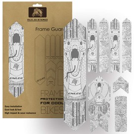 HXBER Bike Frame Sticker Mountain Bike Scratch Resistant Frame or Removable Sticker Road Bike Frame Adhesive Guard Cover