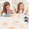 Montessori Threading Game Set, Threading Game with 4 Animals, Embroidery