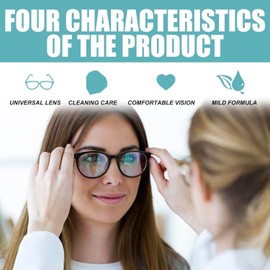 Eye Glass Cleaners Spray.Lens Cleaner Spray.Eyeglass Cleaner.Eyeglass Glass Scratch Repair, Glasses Cleaner Spray for Sunglasses Screen Cleaner Tool .a(2pcs)