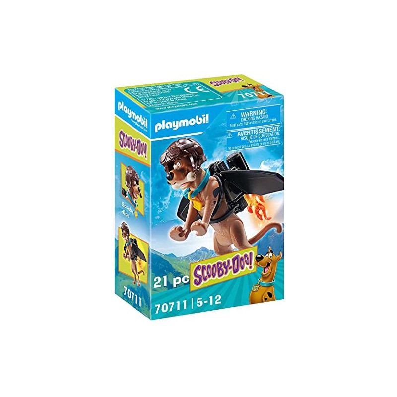 Playmobil SCOOBY-DOO! 70711 Collectible Pilot Figure, for Children Ages 5+