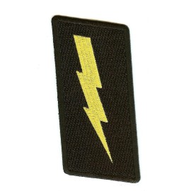 The Emblem Source New York Knights LIghtning Bolt Patch Fully Embroidered Iron On Sew The Natural