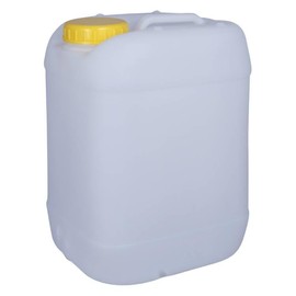 20 Litre Canister with Large Opening - Camping Canister - Canister for Water and Food - DIN96-20 Litres - Plastic (HDPE) - BPA Free - Natural