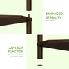 Wisuce Corner Shelf Stand - 3 Tier Bamboo Small Corner