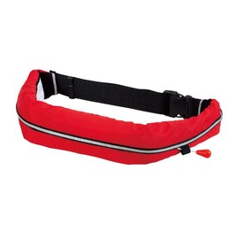 ocean life(オーシャンライフ) 自動膨脹ベルト式 作業用オーシャンWR-1型 WR-1型 レッド 大人用