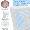 NINEFOX 9x9 Inches Bathroom Exhaust Fan Cover with Springs Replacement