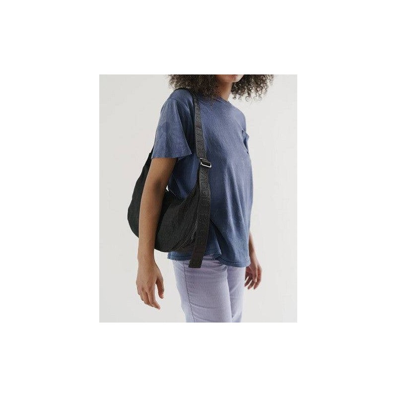 BAGGU Medium Nylon Crescent Bag (Various Designs), Extra Pink