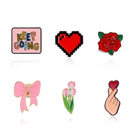 Backpack Pins Enamel Pins for Backpack Cute Star Book Heart Hat Brooch Pin Funny Brooch Set for Bags Hats Shoes Back to School Decorations