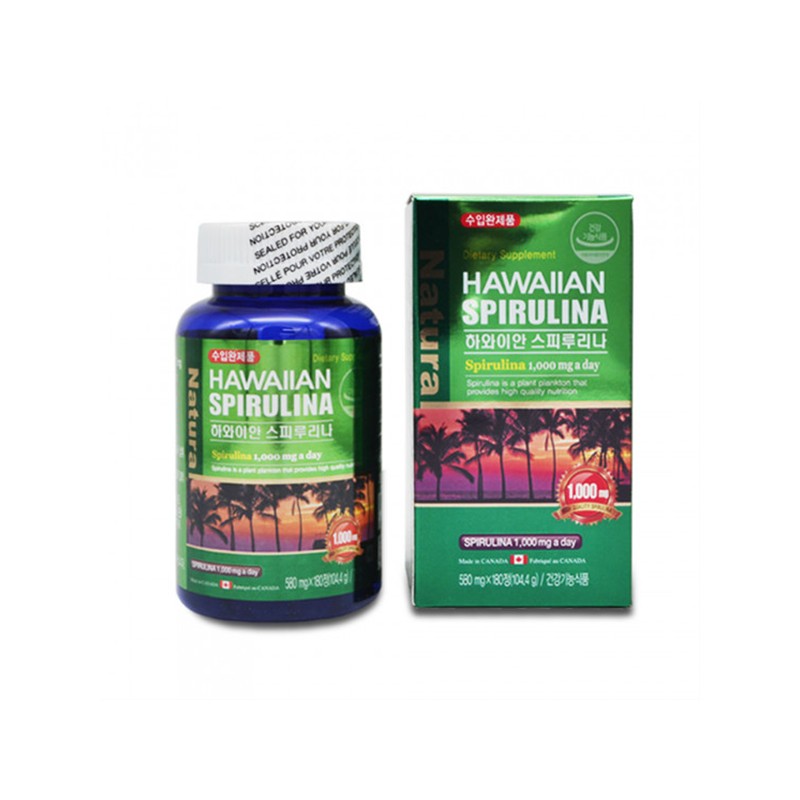 Spiruluna Spirulina Hawaiian Spirulina 180 tablets / 스피리루나 스피루니아 하와이안