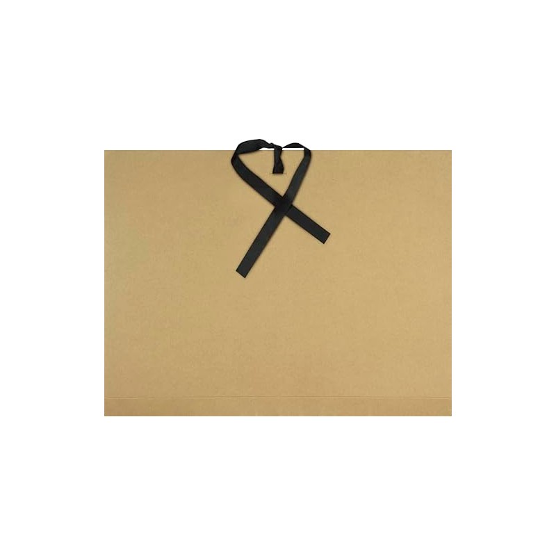 Kangaro A3 Kraft Drawing Folder with Ribbons