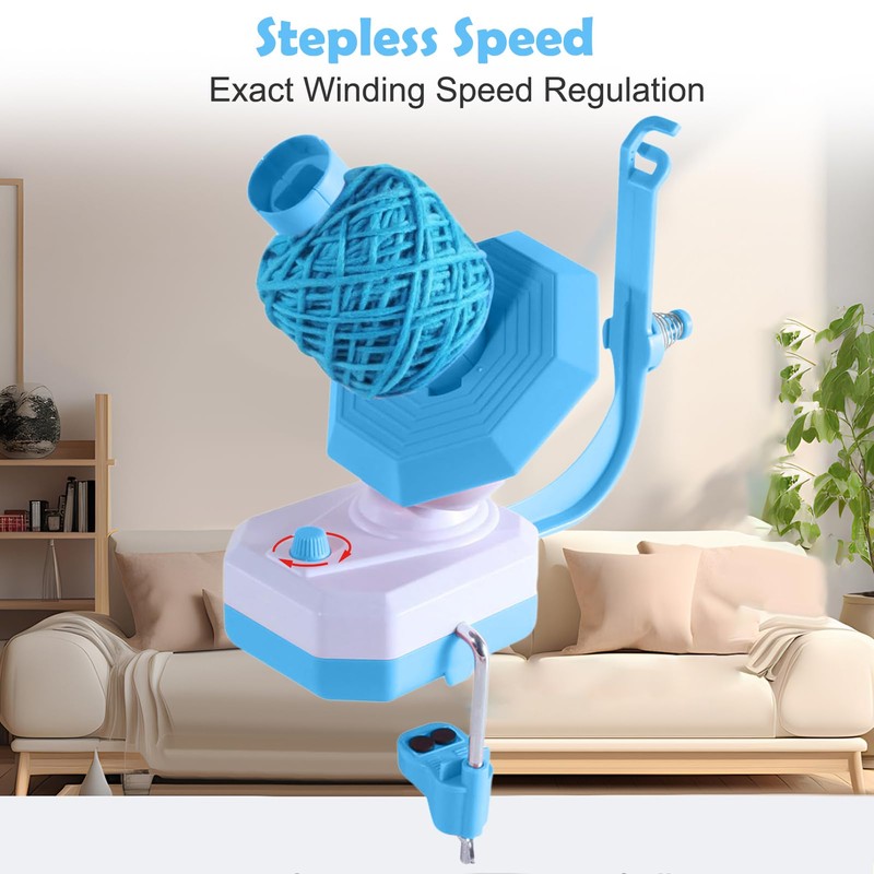 Electric Wool Winder - Automatic Yarn Winder, Wool Unwinder, Ball