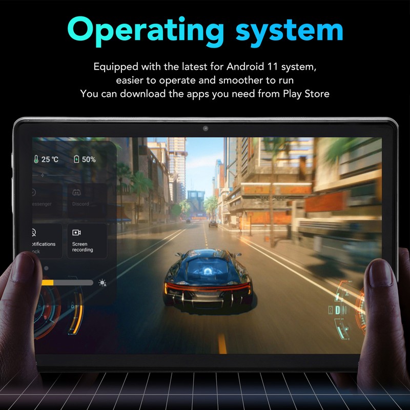 10.1in Smart Tablet 5GWiFi 8GB RAM 128GB ROM IPS HD