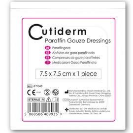 Cutiderm Sterile Paraffingaze Dressing 7.5cm x 7.5cm Pack of 20