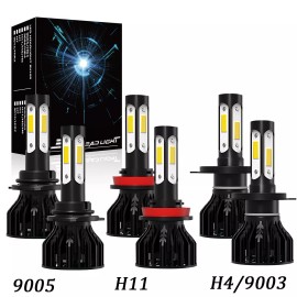 SHENKENUO 9005 H11 H4 LED HEADLIGHT BULBS FOR CAR SUV etc.
