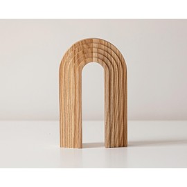 THEHRDWOOD Wood Headphone Stand for Desk - Solid Airpod Max Stand & Universal Gaming Headset Stand for Desk Compatible with Any Headset Type with a Headband (Arch Ash Wood)