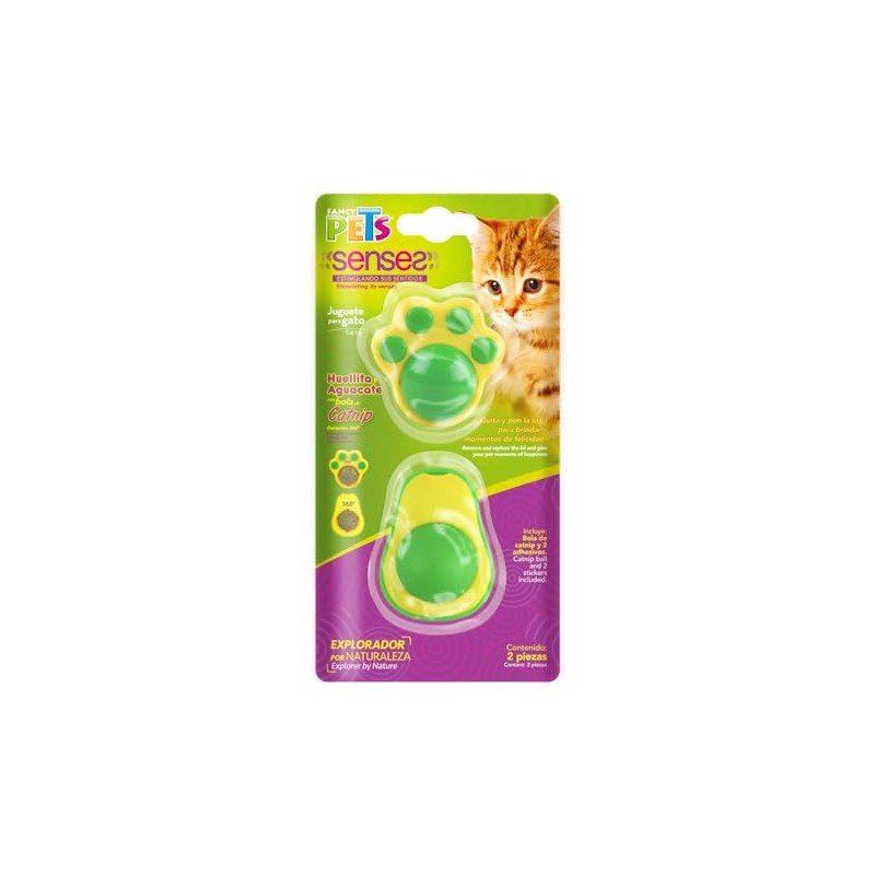 Fancy Pets Juguete para Gato Play Huella y Aguacate con