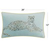 JWH Leopard Print Throw Pillow Cover Decorative Velvet Pillow Case