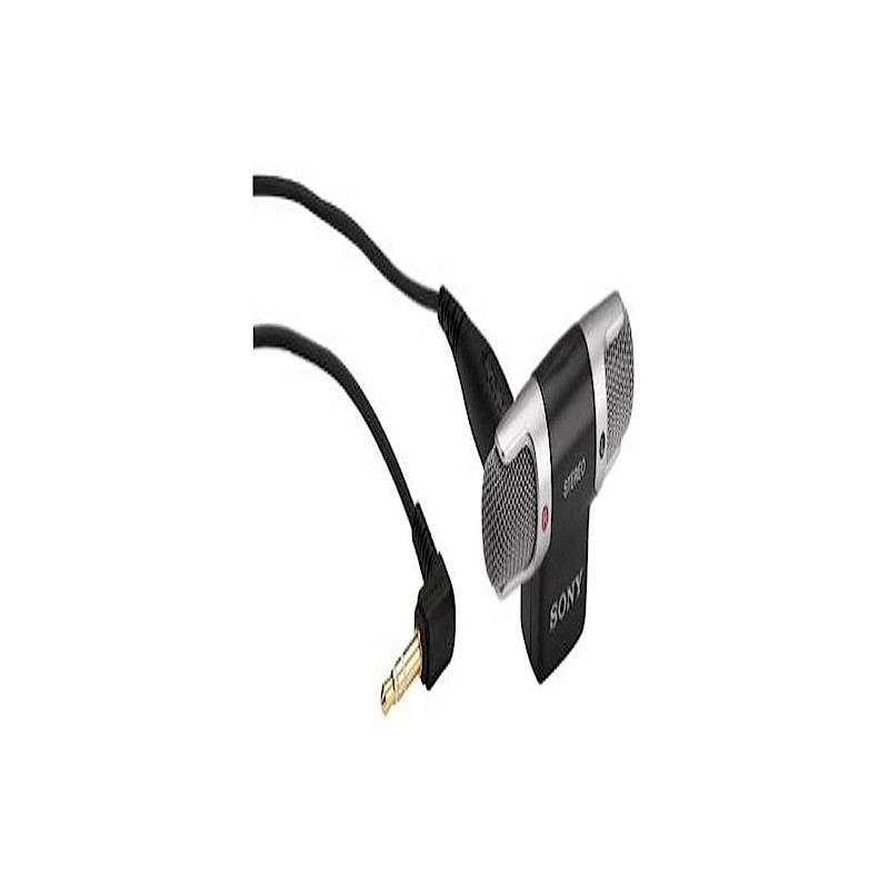 Sony ECM-DS70P Electret Condenser Stereo Microphone, Black