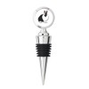 Black & White Rabbit Metal Stainless Steel Bottle Wine Stopper