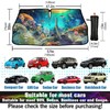 Ocean Turtle Car Windshield Sun Shade Umbrella Foldable Car Umbrella