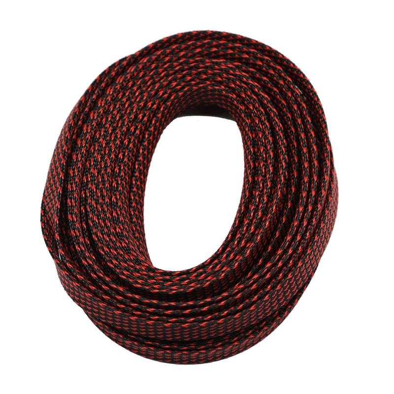 30ft PET Expandable Braided Sleeving Flexo Wire Cable Sleeve (1/2",