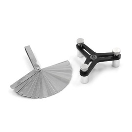 Universal Piston Ring Squaring Tool for End Gap 2-5inch Bores (Squaring Tool+Feeler)