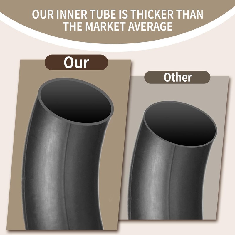 2 Pack 14x2.125 Bike Inner Tubes, 14 Inch Replacement Tire