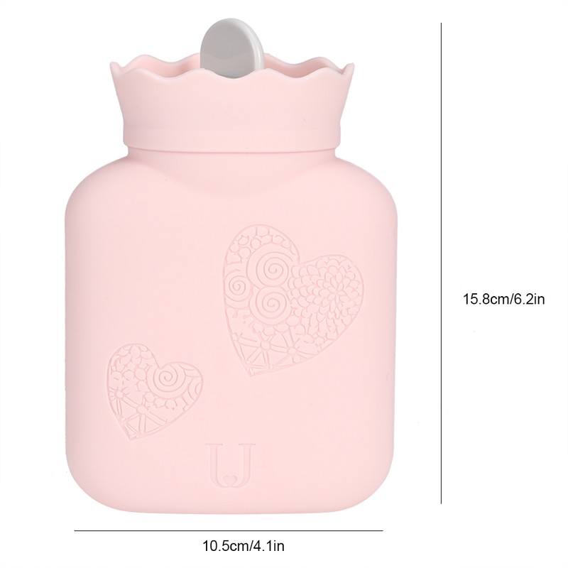 Mini Hot Water Bottle Bag Warm Hand Feet Warmer Water