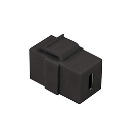 Faconet® 2 x Keystone Connector USB 3.1 Type C Female to Female 17.2 mm Connector for Keystone Panels or Sockets with Locking Device