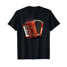 Red Accordion Costume for Boys and Girls T-Shirt