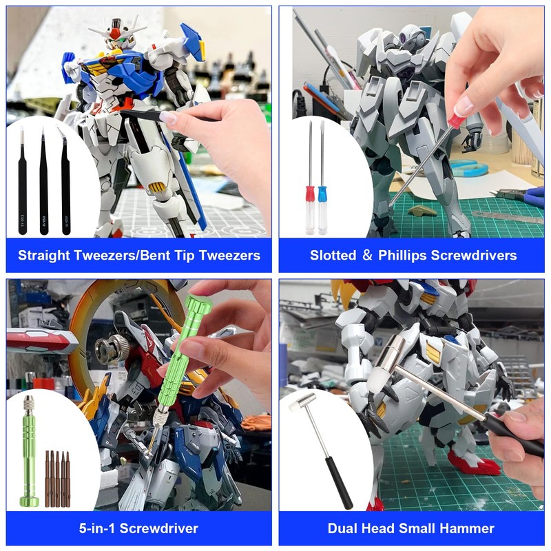 200 Pcs Gundam Tool Kit, Professional Model Tool Kit for