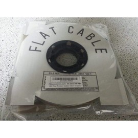 Pc Accessories - Connectors Pro IDC Silver Flat Ribbon Cable for 2.54mm 0.1" Pitch Connectors, 16 Wire, 16 Conductors 100 Feet Roll, Spool