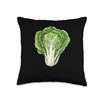 Napa Cabbage Bauhaus Throw Pillow