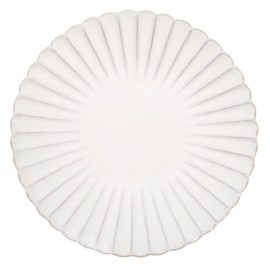 Hana Plate, Plate, Large, Approx. 9.1 inches (23 cm), Ginhaku, Setoyaki, Made in Japan