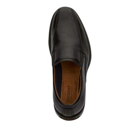 DOCKERS Mens Greer Dress Run Off Loafer Shoe, Black, 11.5 W