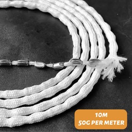 NLONLL 500 g, 10 m lead tape for curtains, heavy lead chain, curtain weight, curtain weight for curtains, fabrics, mosquito net (50 g/m)